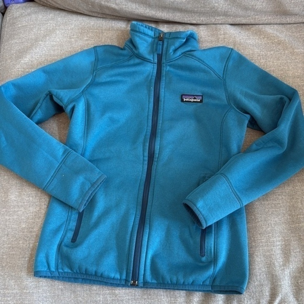 Patagonia Women’s Blue Full Zip Fleece Jacket XS